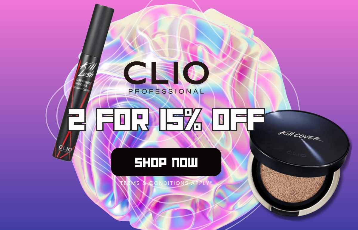 Save 15% when you buy 2+ CLIO products